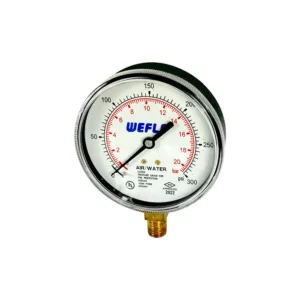Manómetro para medir la presión del agua y del aire