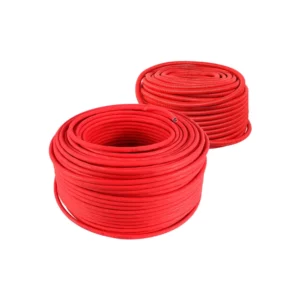 Cable manguera roja trenzado y apantallado