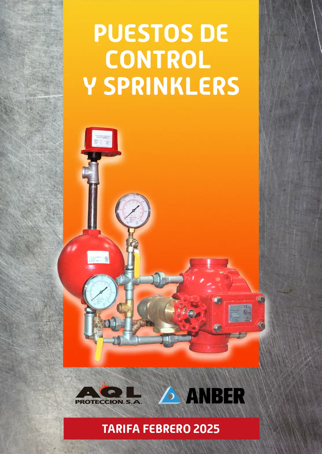 Portada de la tarifa de Sprinklers Febrero de 2025